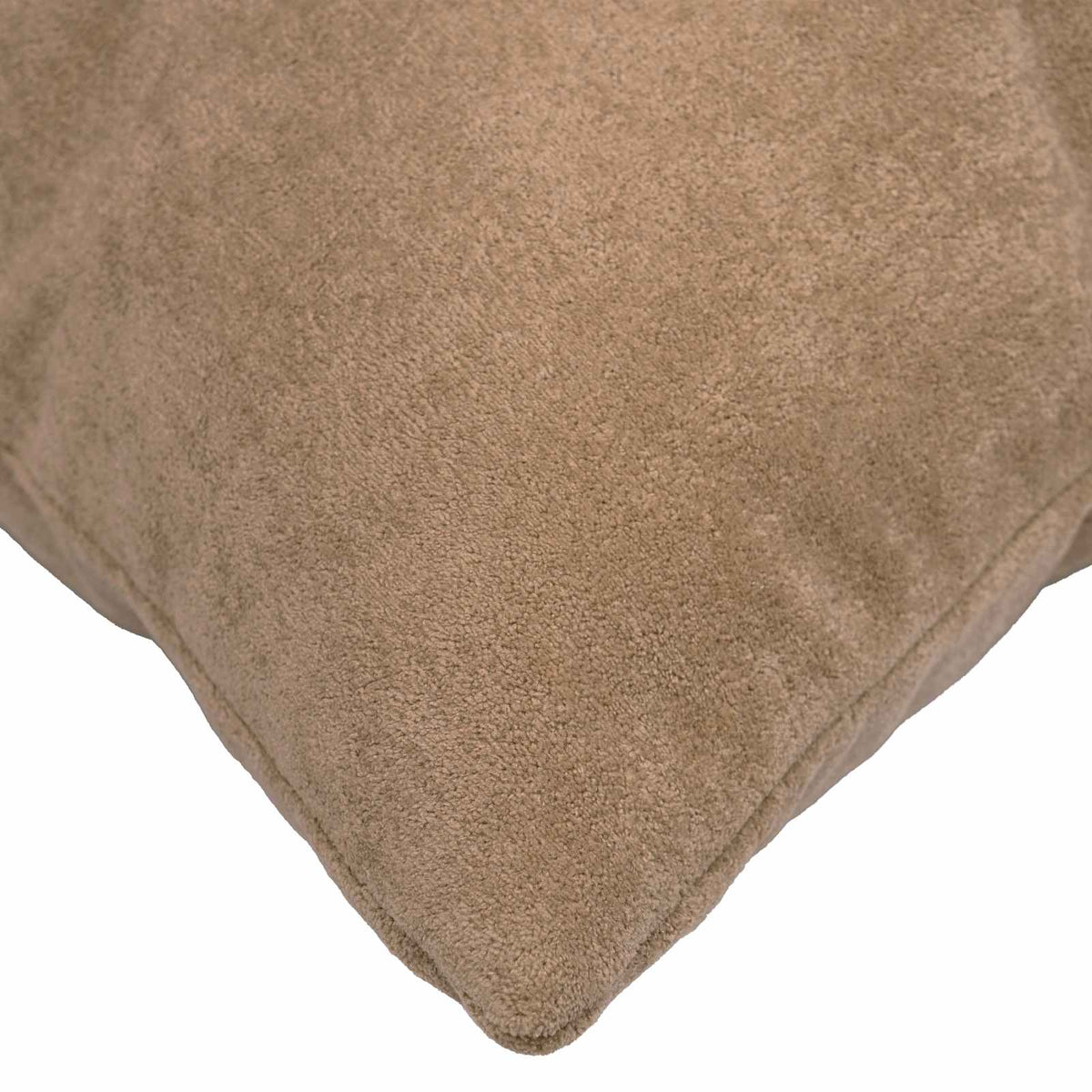Cushion Cover 6 pcs HEERLEN Taupe 80 x 80 cm Microfiber Fleece