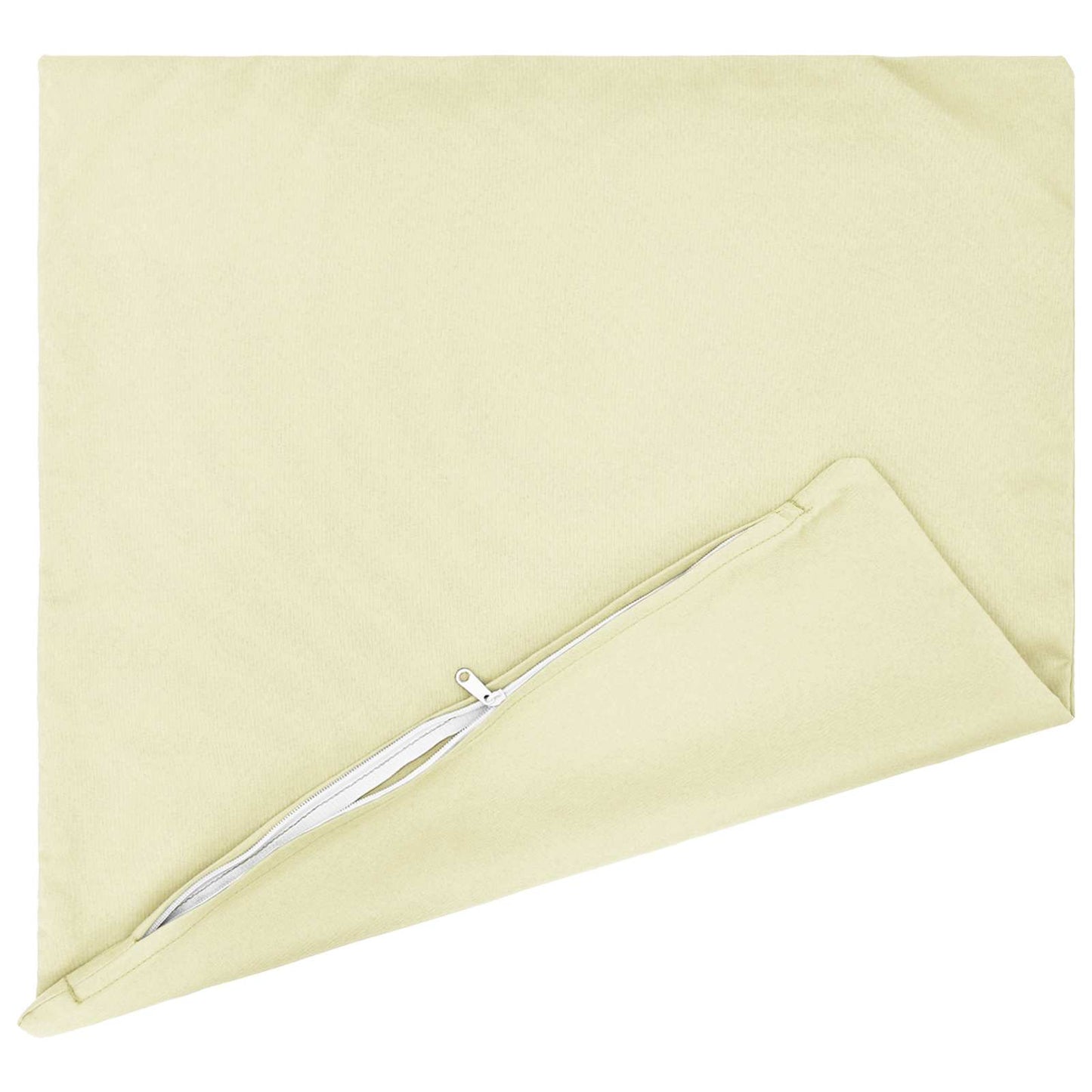 Cushion Cover 6 pcs HEERLEN Cream 80 x 80 cm Polyester