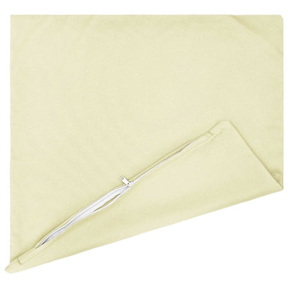 Cushion Cover 6 pcs HEERLEN Cream 80 x 80 cm Polyester