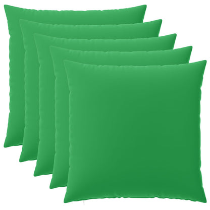 Cushion Cover 6 pcs HEERLEN Green 80 x 80 cm Polyester