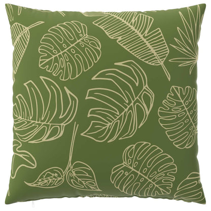 Cushion Cover 6 pcs HEERLEN Leaf Design 80 x 80 cm Polyester
