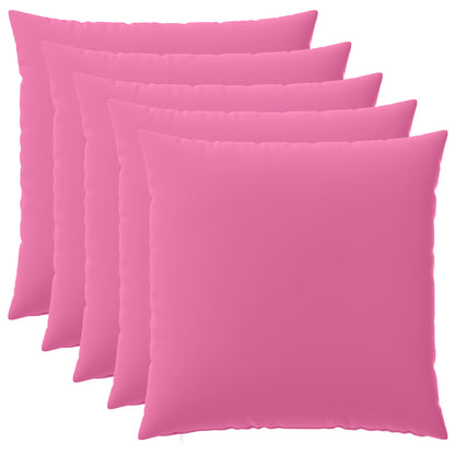 Cushion Cover 6 pcs HEERLEN Pink 80 x 80 cm Polyester