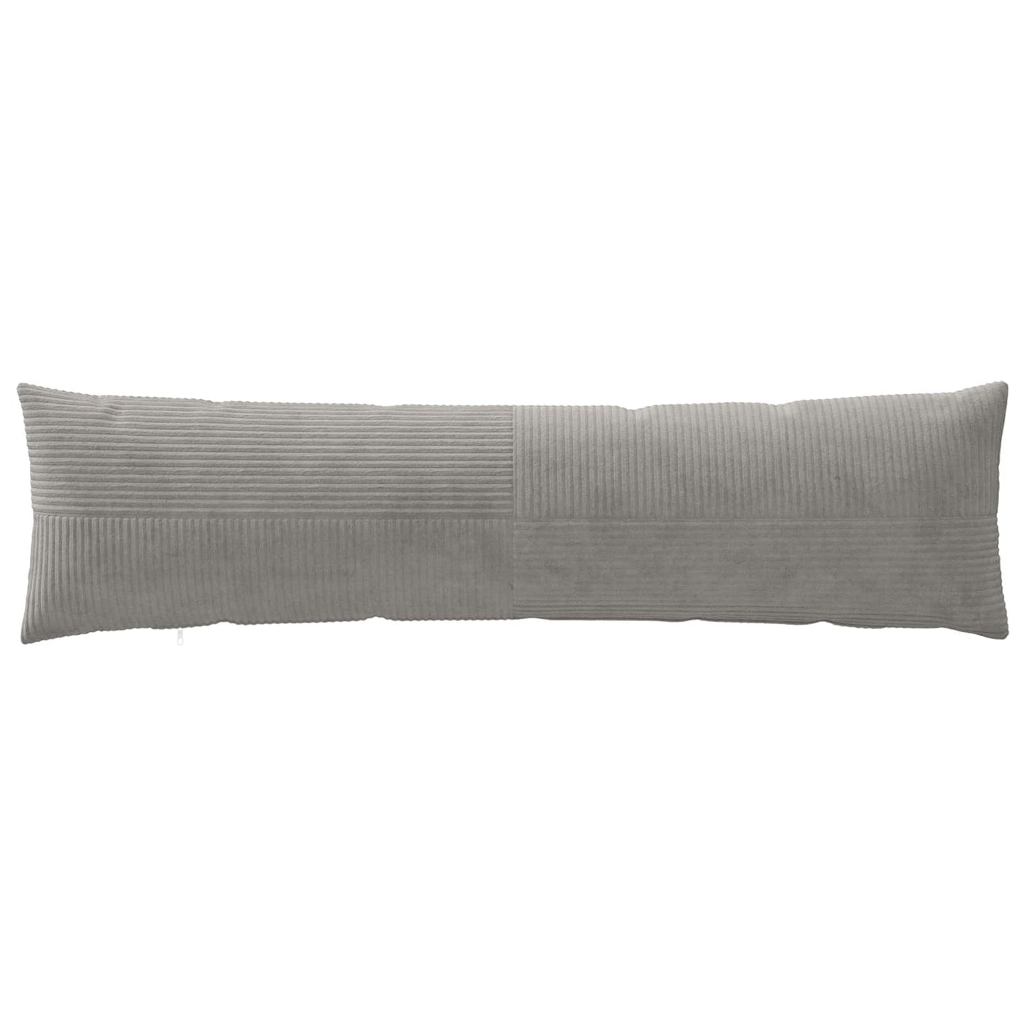 Cushion Cover 2 pcs ALMELO Light Grey 40 x 145 cm Corduroy