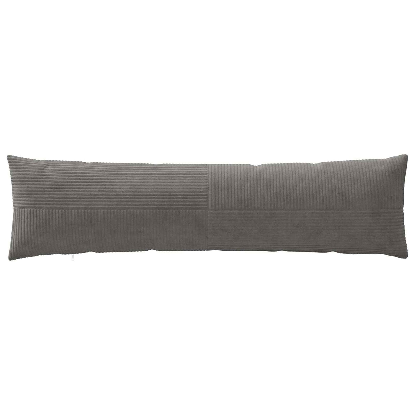 Cushion Cover 2 pcs ALMELO Dark Grey 40 x 145 cm Corduroy