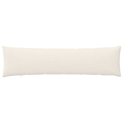 Cushion Cover 2 pcs ALMELO Cream 40 x 145 cm Corduroy