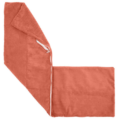 Cushion Cover 2 pcs ALMELO Red Orange 40 x 145 cm Corduroy