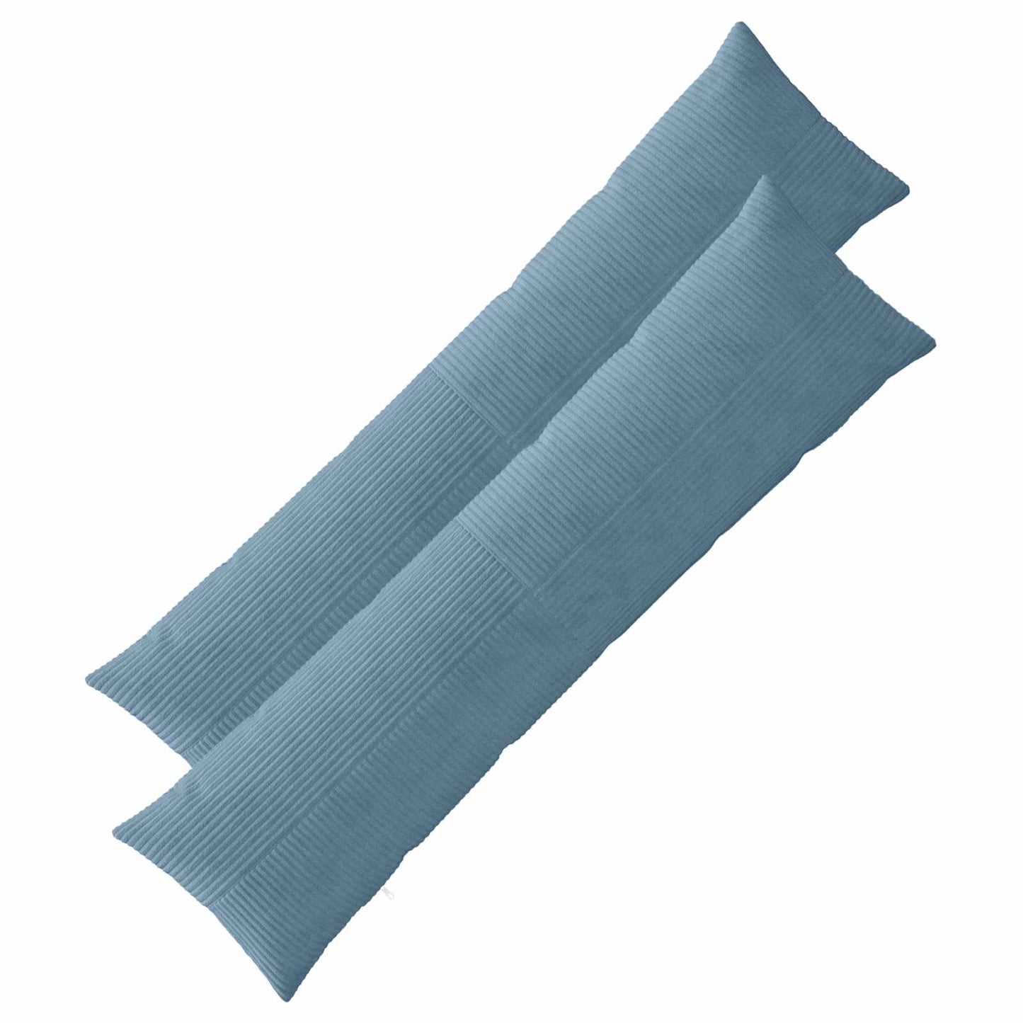 Cushion Cover 2 pcs ALMELO Blue 40 x 145 cm Corduroy
