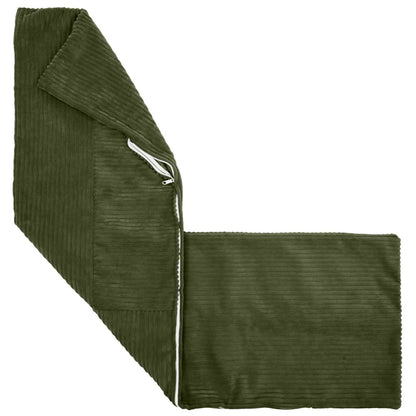 Cushion Cover 2 pcs ALMELO Green 40 x 145 cm Corduroy