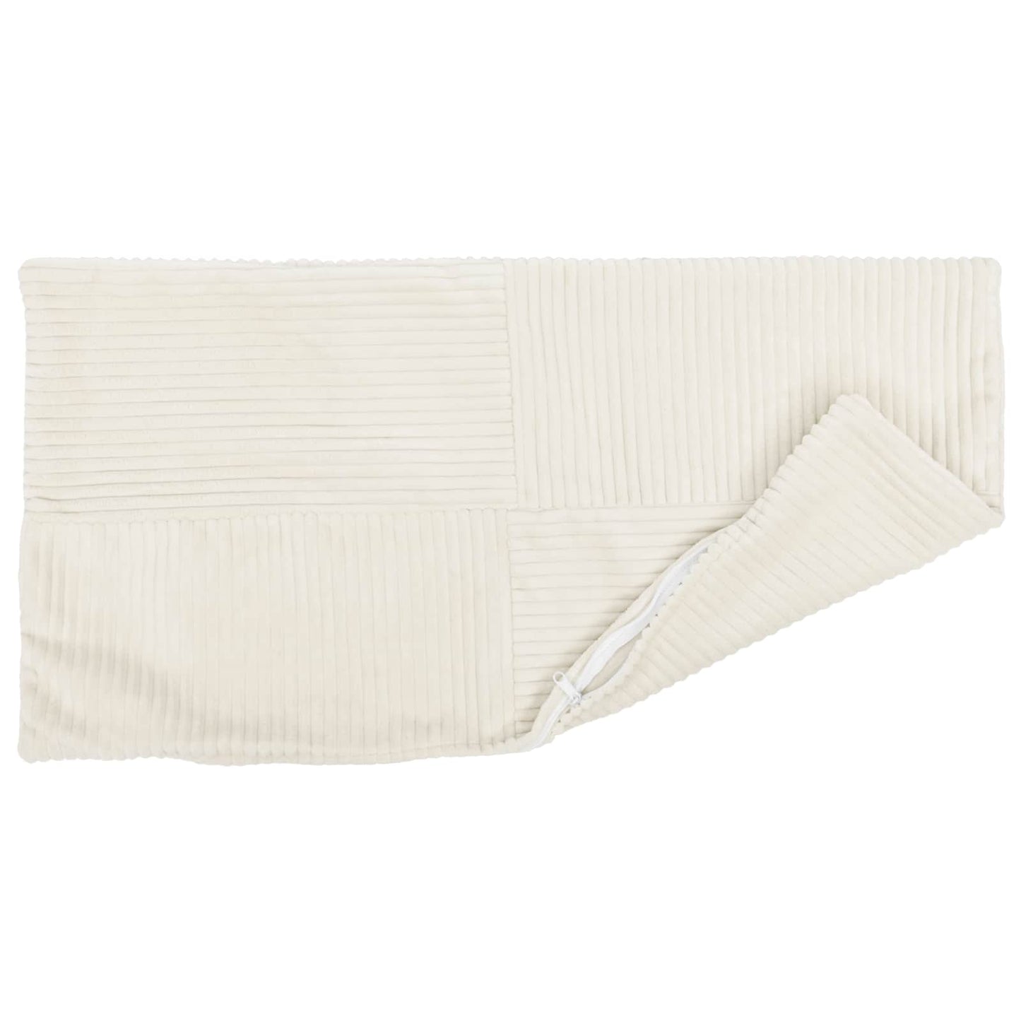 Cushion Cover 6 pcs ALMELO Cream 40 x 60 cm Corduroy