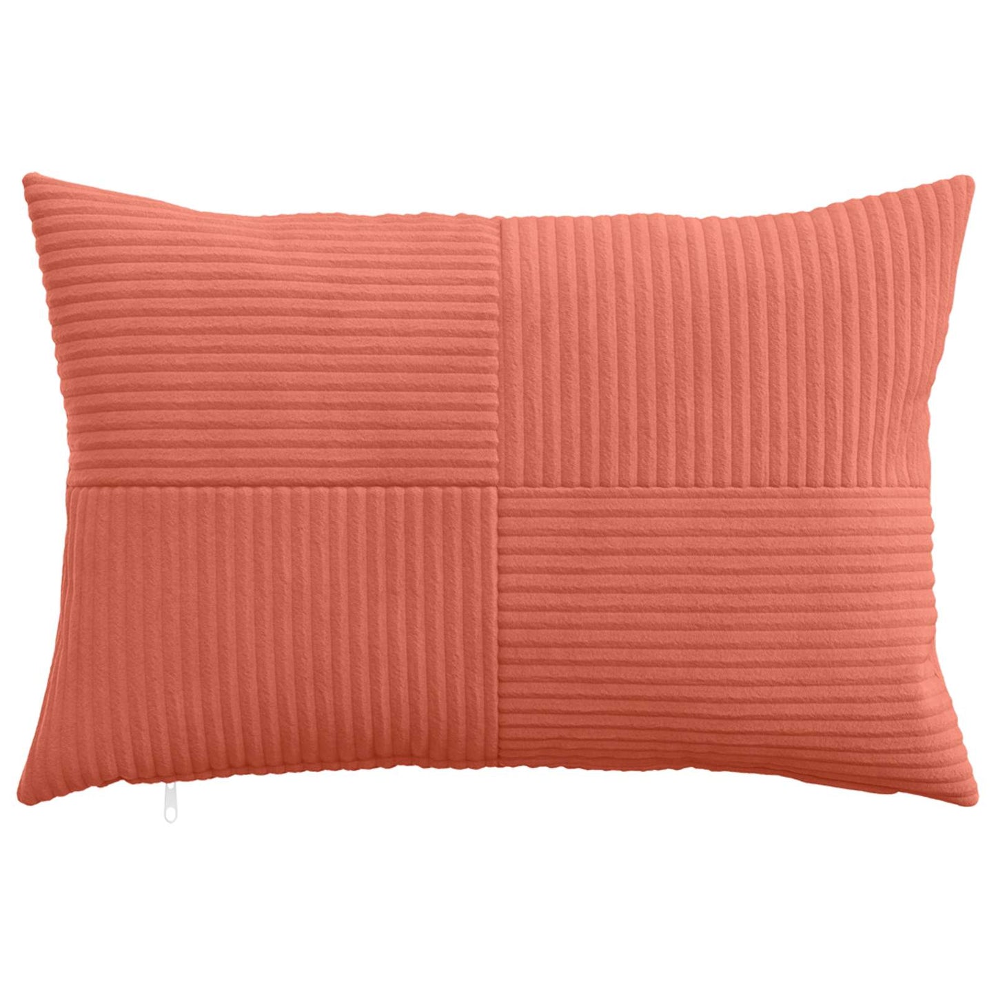 Cushion Cover 6 pcs ALMELO Red Orange 40 x 60 cm Corduroy