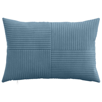Cushion Cover 6 pcs ALMELO Blue 40 x 60 cm Corduroy