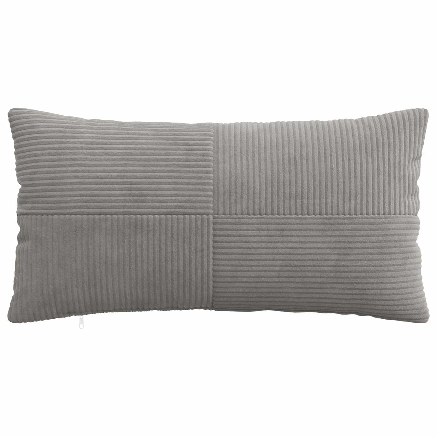 Cushion Cover 6 pcs ALMELO Light Grey 40 x 70 cm Corduroy
