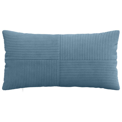 Cushion Cover 6 pcs ALMELO Blue 40 x 70 cm Corduroy