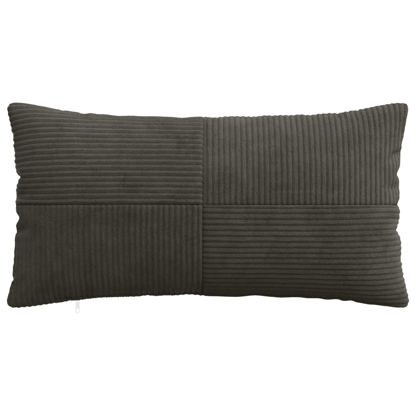 Cushion Cover 6 pcs ALMELO Anthracite 40 x 70 cm Corduroy