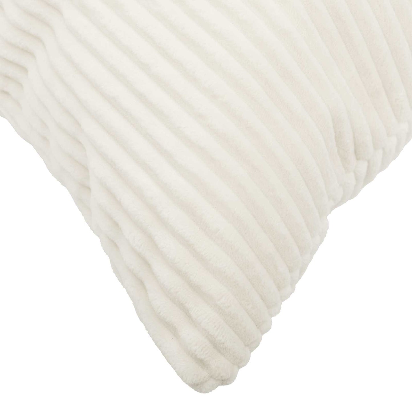 Cushion Cover 6 pcs ALMELO Cream 40 x 80 cm Corduroy