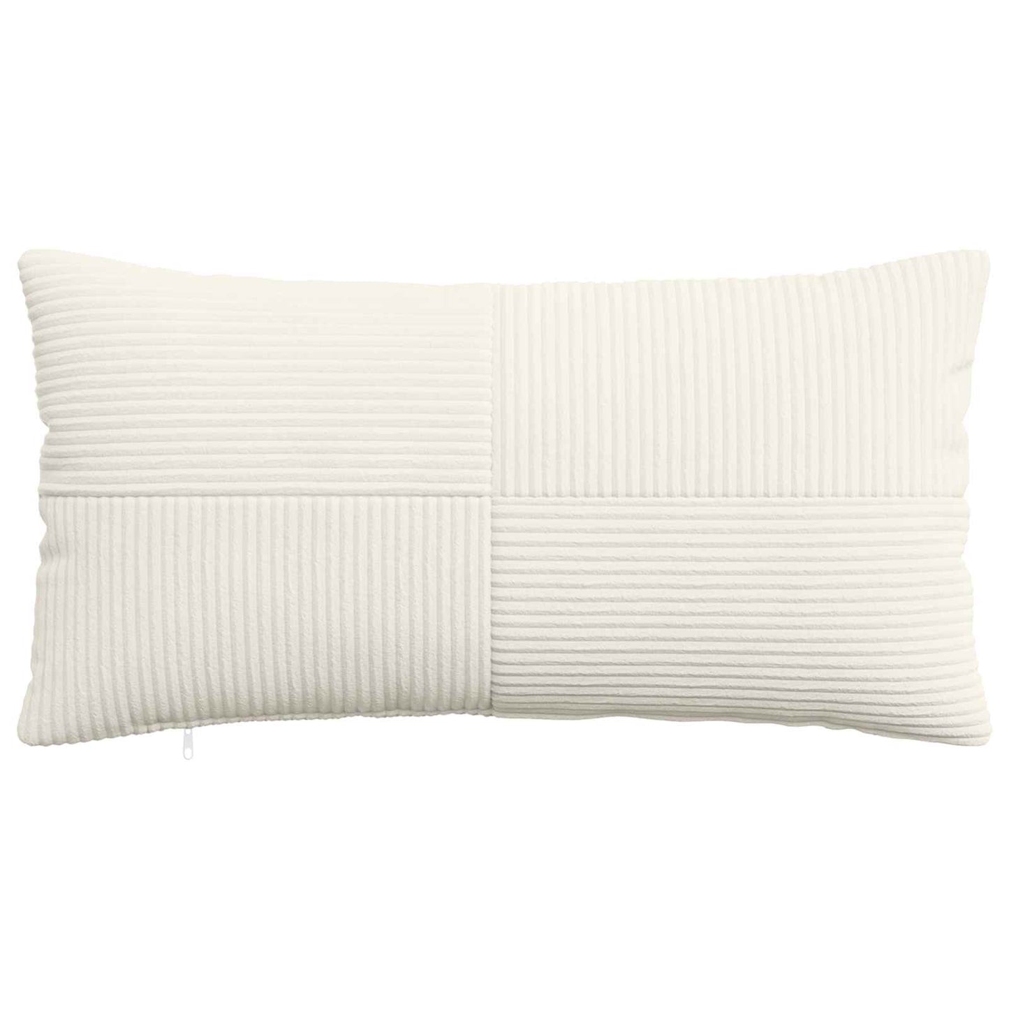 Cushion Cover 6 pcs ALMELO Cream 40 x 80 cm Corduroy