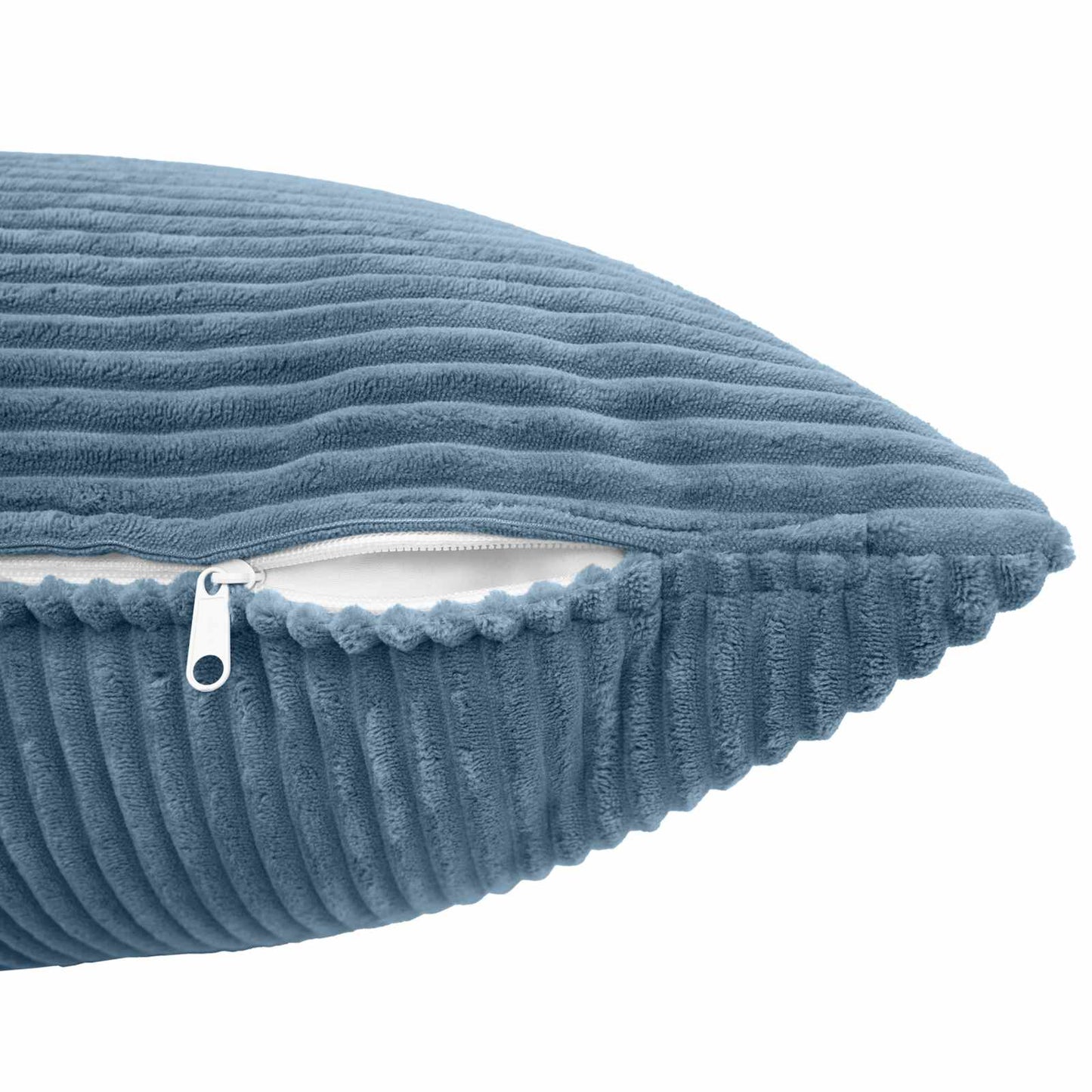 Cushion Cover 6 pcs ALMELO Blue 40 x 80 cm Corduroy