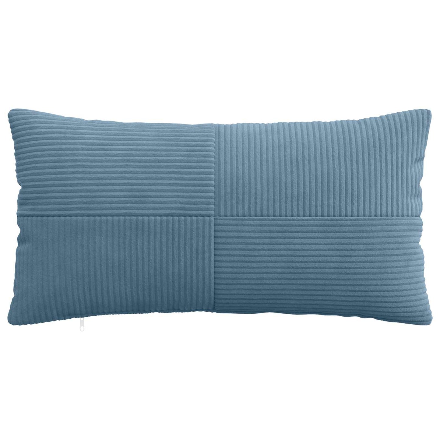 Cushion Cover 12 pcs ALMELO Blue 40 x 80 cm Corduroy