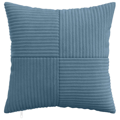 Cushion Cover 6 pcs ALMELO Blue 45 x 45 cm Corduroy