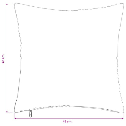 Cushion Cover 12 pcs ALMELO Blue 45 x 45 cm Corduroy