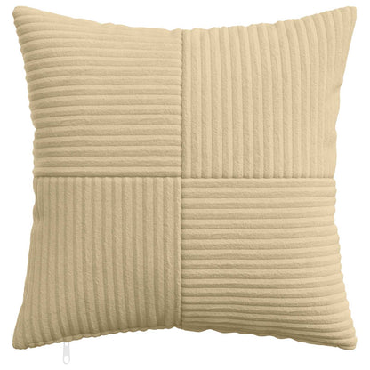 Cushion Cover 6 pcs ALMELO Grey Green 50 x 50 cm Corduroy