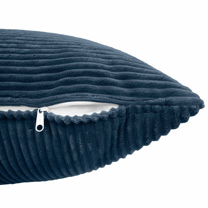 Cushion Cover 6 pcs ALMELO Navy Blue 50 x 50 cm Corduroy