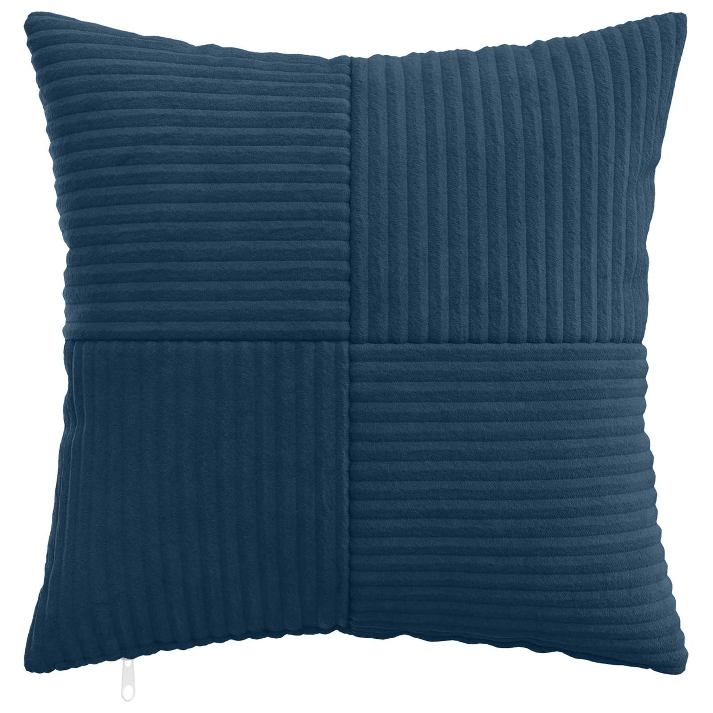 Cushion Cover 12 pcs ALMELO Navy Blue 50 x 50 cm Corduroy