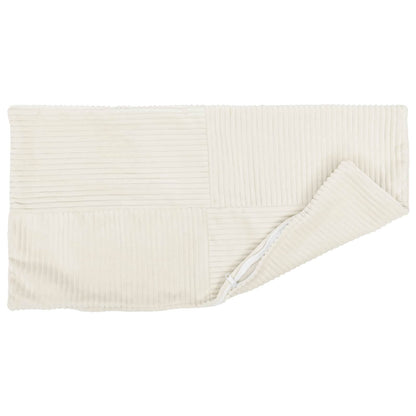 Cushion Cover 6 pcs ALMELO Cream 50 x 70 cm Corduroy