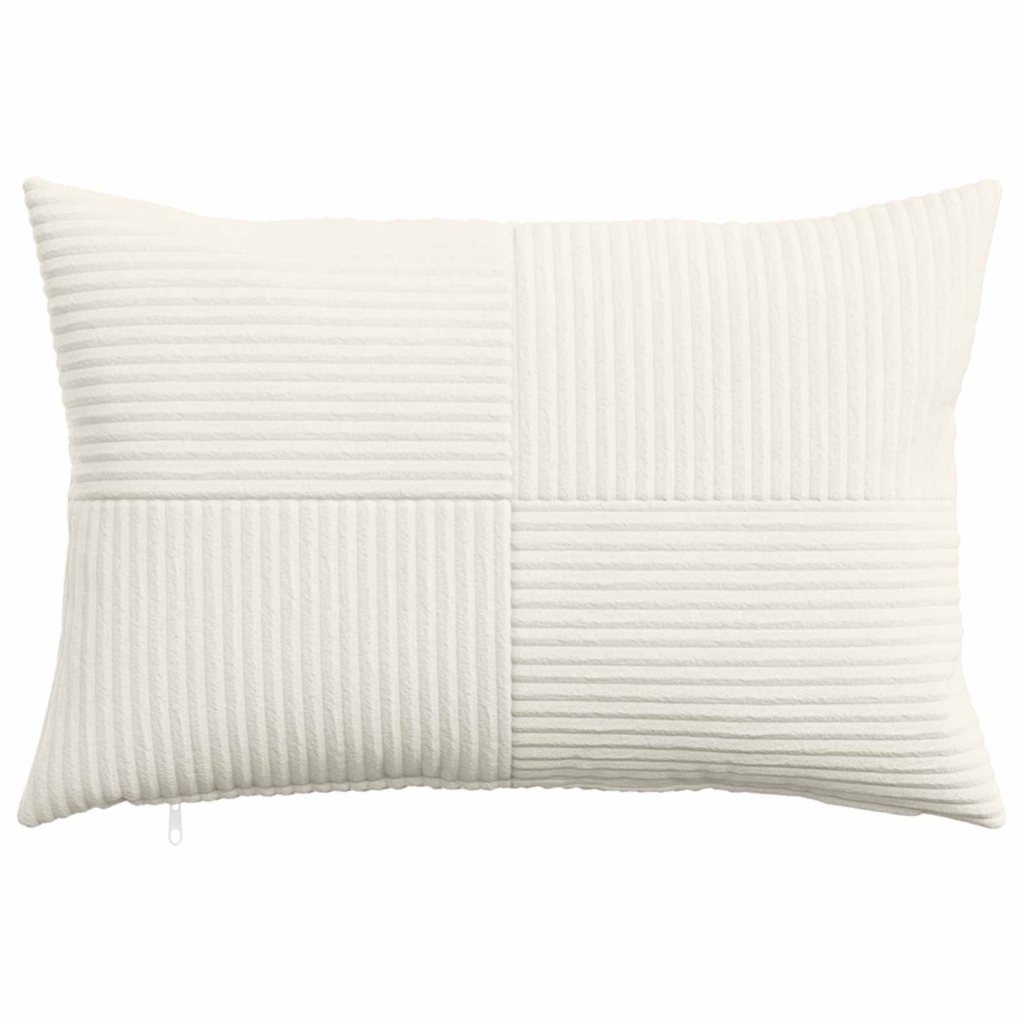 Cushion Cover 6 pcs ALMELO Cream 50 x 75 cm Corduroy