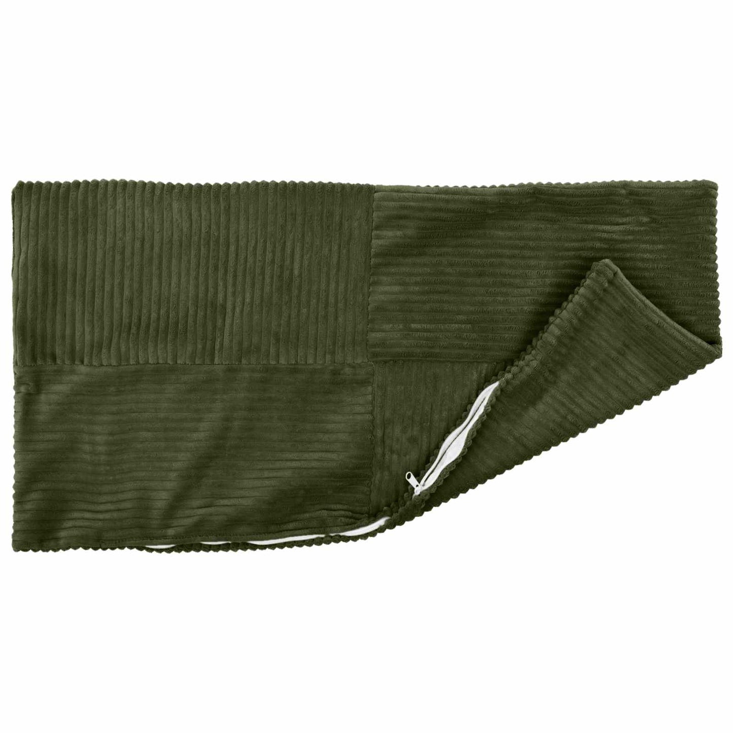 Cushion Cover 6 pcs ALMELO Green 50 x 75 cm Corduroy