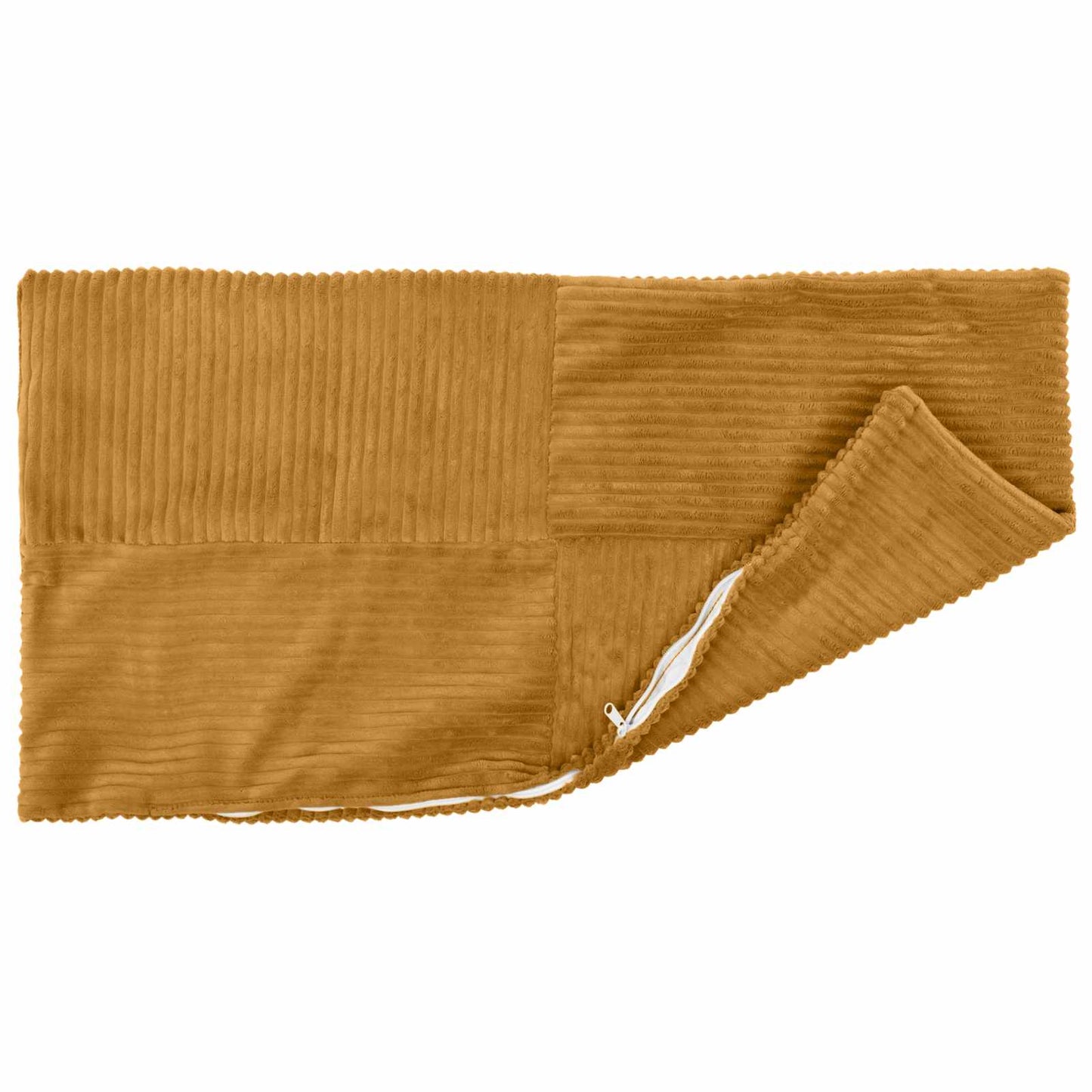 Cushion Cover 6 pcs ALMELO Yellow 50 x 80 cm Corduroy