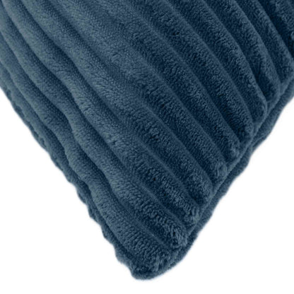 Cushion Cover 6 pcs ALMELO Navy Blue 55 x 55 cm Corduroy