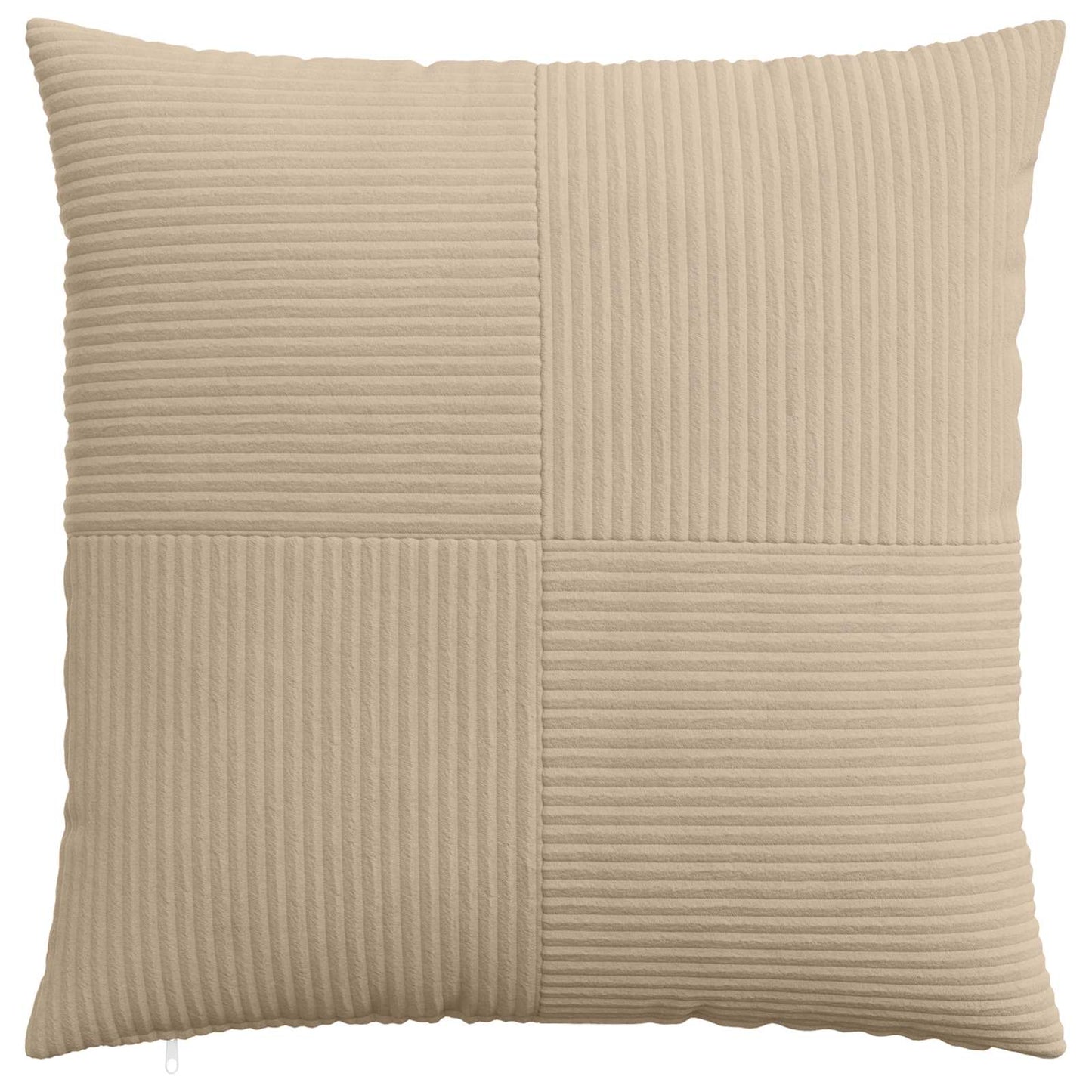 Cushion Cover 6 pcs ALMELO Taupe 55 x 55 cm Corduroy