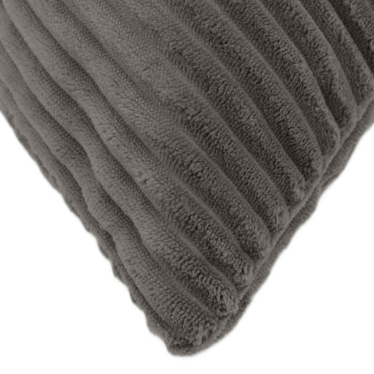 Cushion Cover 6 pcs ALMELO Dark Grey 65 x 65 cm Corduroy