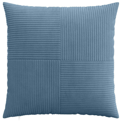 Cushion Cover 6 pcs ALMELO Blue 65 x 65 cm Corduroy