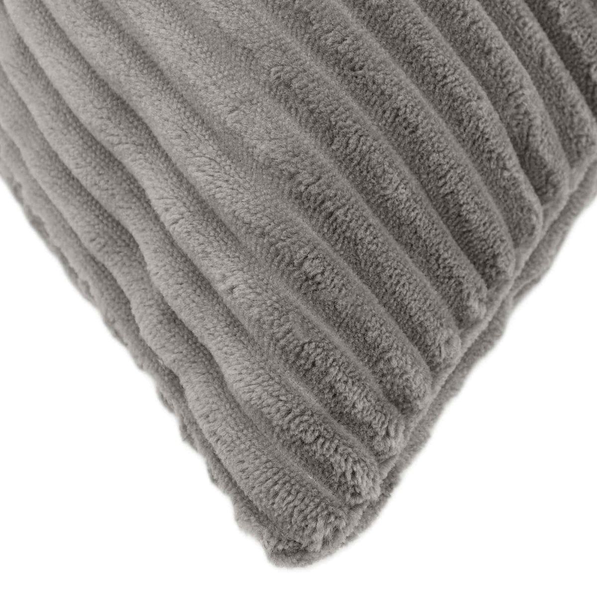 Cushion Cover 6 pcs ALMELO Light Grey 70 x 70 cm Corduroy