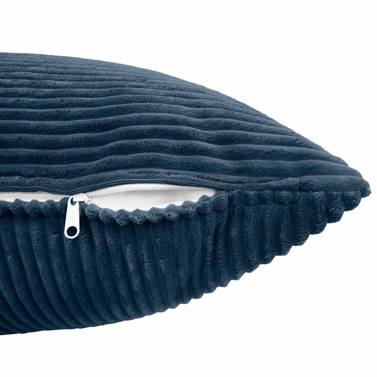 Cushion Cover 6 pcs ALMELO Navy Blue 70 x 70 cm Corduroy