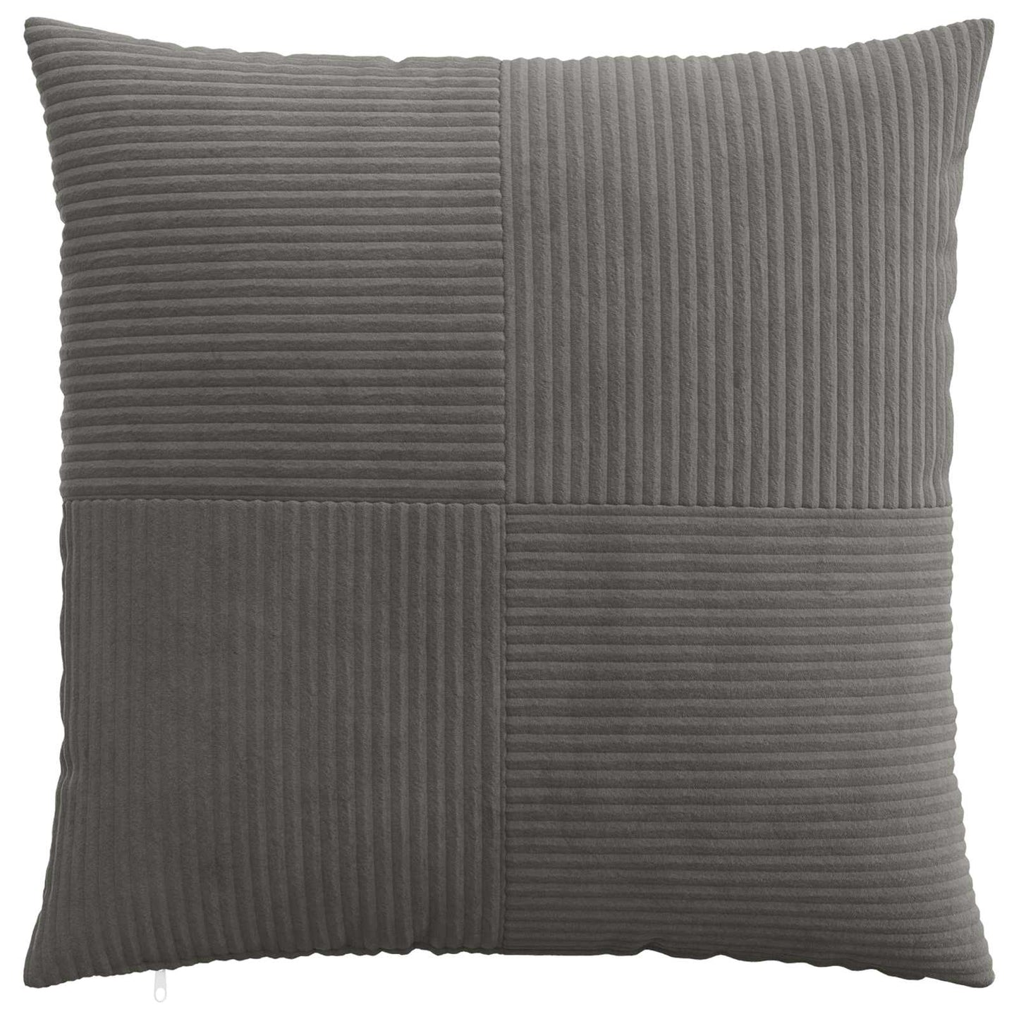 Cushion Cover 6 pcs ALMELO Dark Grey 80 x 80 cm Corduroy