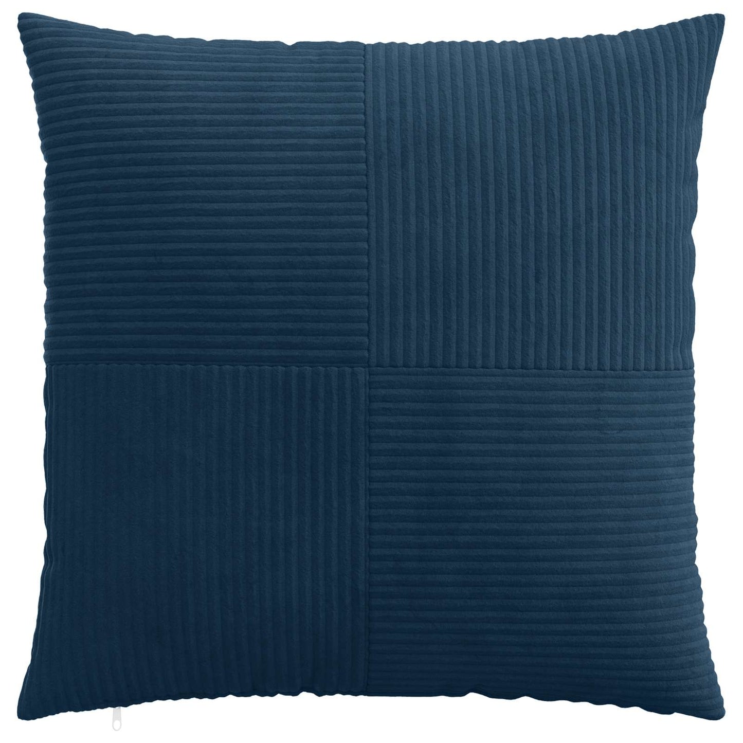 Cushion Cover 2 pcs ALMELO Navy Blue 80 x 80 cm Corduroy