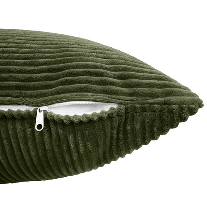 Cushion Cover 6 pcs ALMELO Green 80 x 80 cm Corduroy