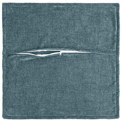 Cushion Cover 6 pcs HOUTEN Blue 30 x 30 cm Chenille Fabric