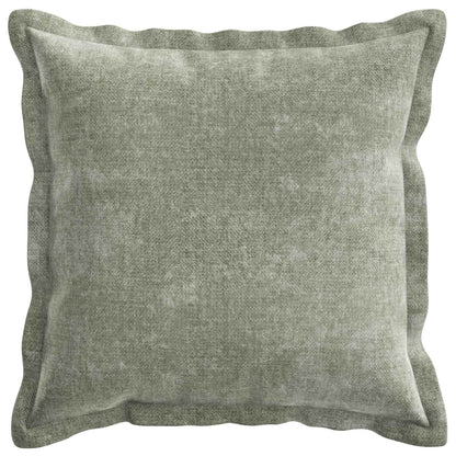 Cushion Cover 6 pcs HOUTEN Green 30 x 30 cm Chenille Fabric