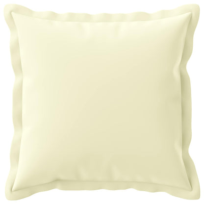 Cushion Cover 6 pcs HOUTEN Cream 30 x 30 cm Polyester