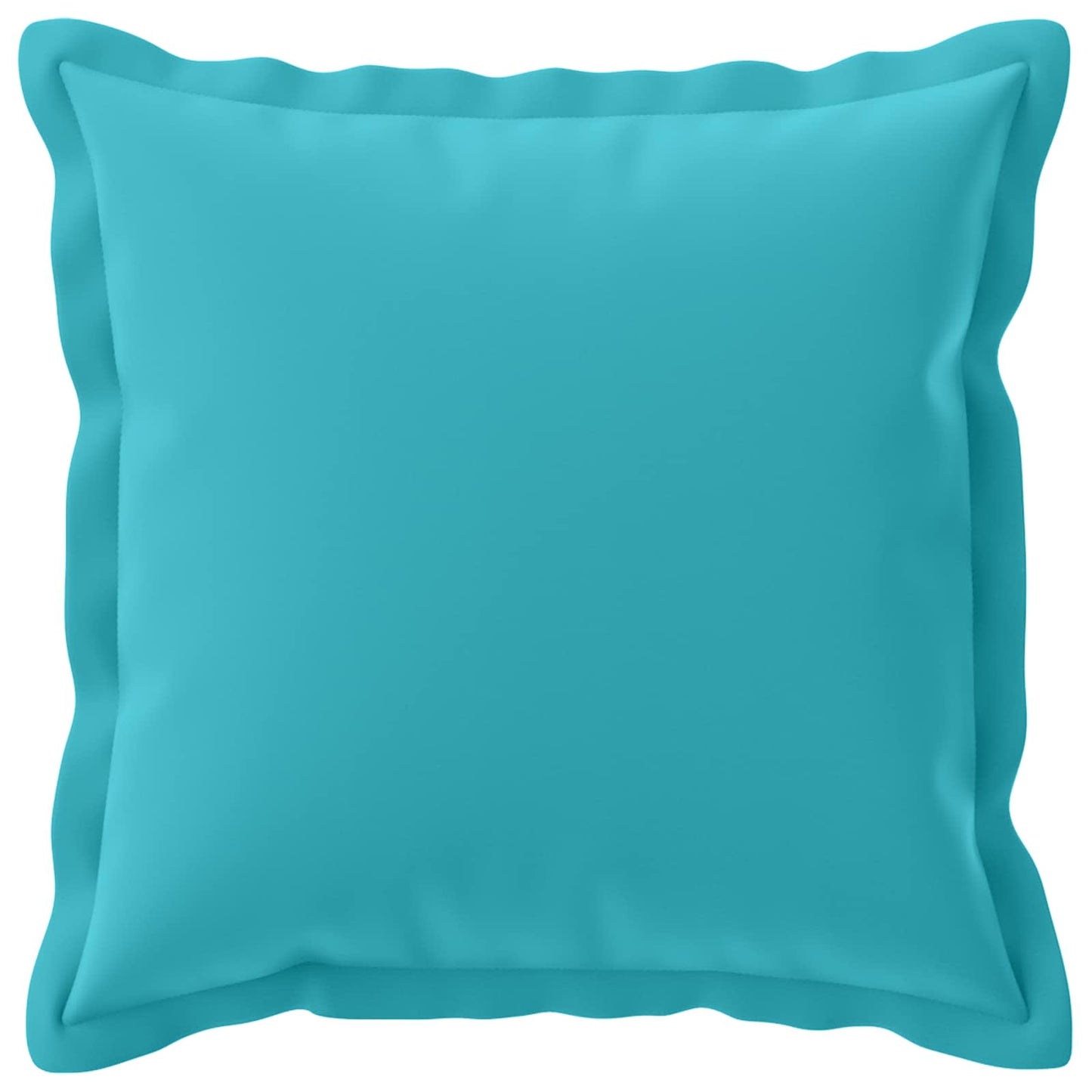 Cushion Cover 6 pcs HOUTEN Turquoise 30 x 30 cm Polyester