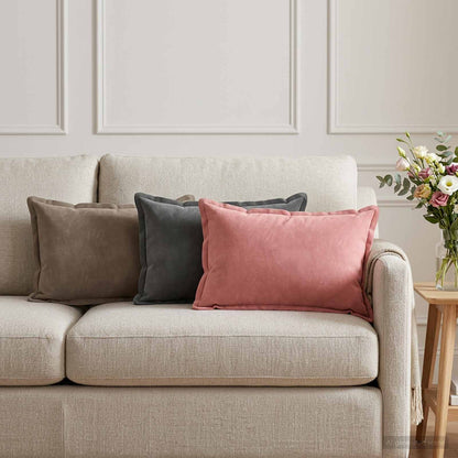Cushion with Pillow HOUTEN 6 pcs Pink Velvet