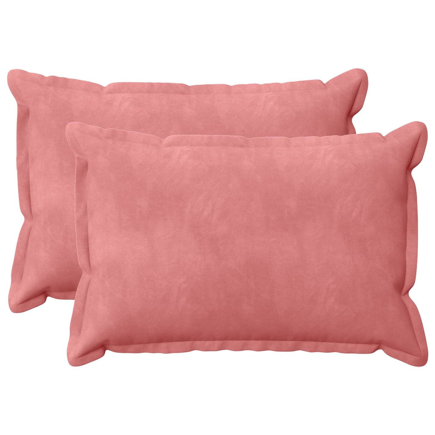 Cushion Cover 2 pcs HOUTEN Pink 30 x 50 cm Velvet
