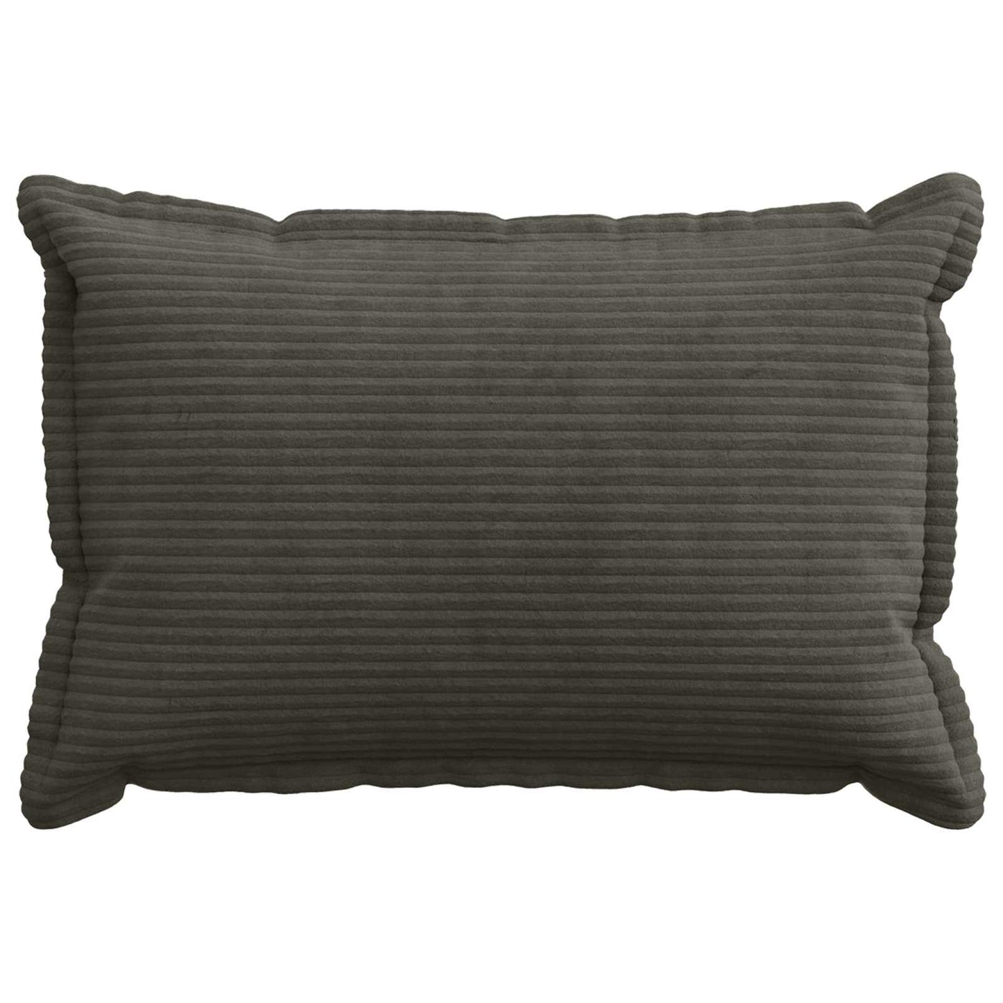 Cushion Cover 6 pcs HOUTEN Anthracite 30 x 50 cm Corduroy