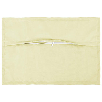 Cushion Cover 2 pcs HOUTEN Cream 30 x 50 cm Polyester