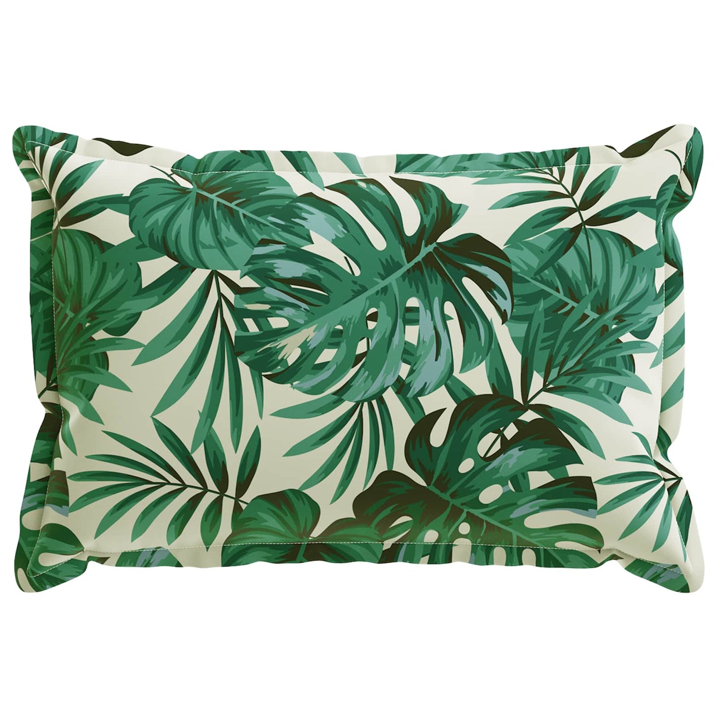 Cushion Cover 6 pcs HOUTEN Leaf Pattern 30 x 50 cm Polyester