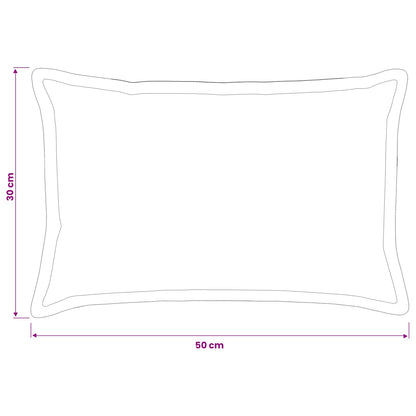 Cushion Cover 6 pcs HOUTEN Red 30 x 50 cm Polyester